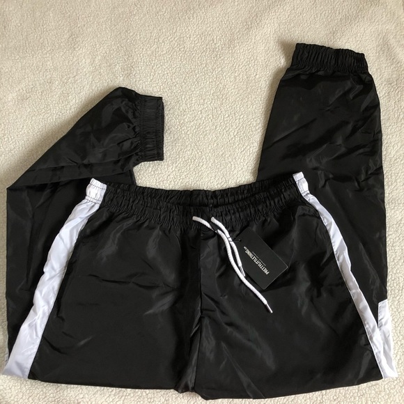 NOT FOR SALE RIGHT NOW!NWT PLT Black Contrast Panel Shell Pants. Sz 12 - Picture 3 of 8